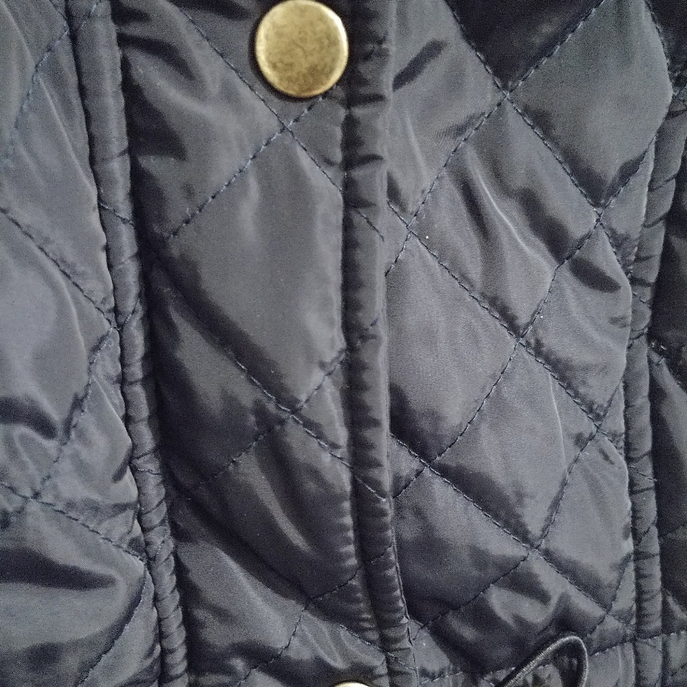 Women's QUILTED Jacket BLUE JASON MAXWELL Sportswear MEDIUM size
